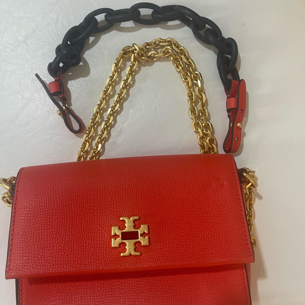 Red Leather Crossbody Bag